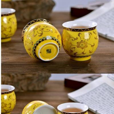 BỘ ẤM CHÉN 2 LỚP HOA DÂY